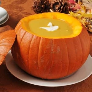 Συνταγή για σούπα κολοκύθας βελουτέ