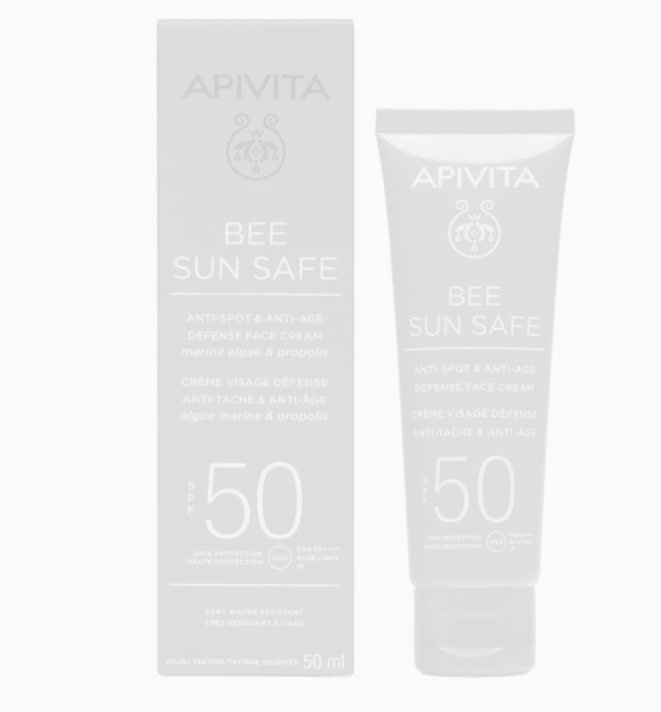 Bee Sun Safe Anti-Spot & Anti-Age Defense Face Cream SPF50, Apivita
