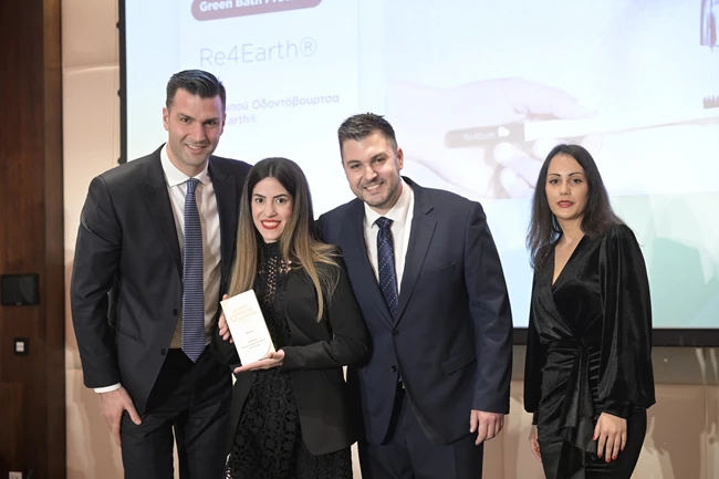 Θοδωρής Ρηγόπουλος & Οδυσσέας Ρηγόπουλος Re4Earth® Co-Founders_Χριστίνα Κάβουρα Re4Earth® Managing Director_