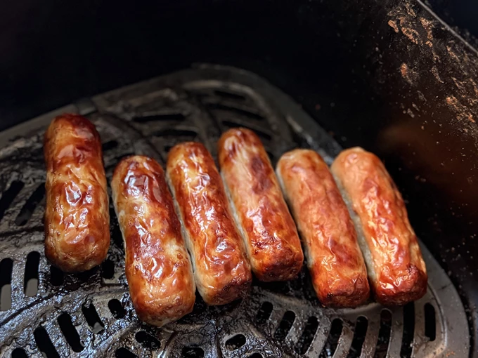 sausages in the air fryer