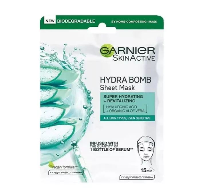 Hyaluronic Aloe Sheet Mask, Garnier