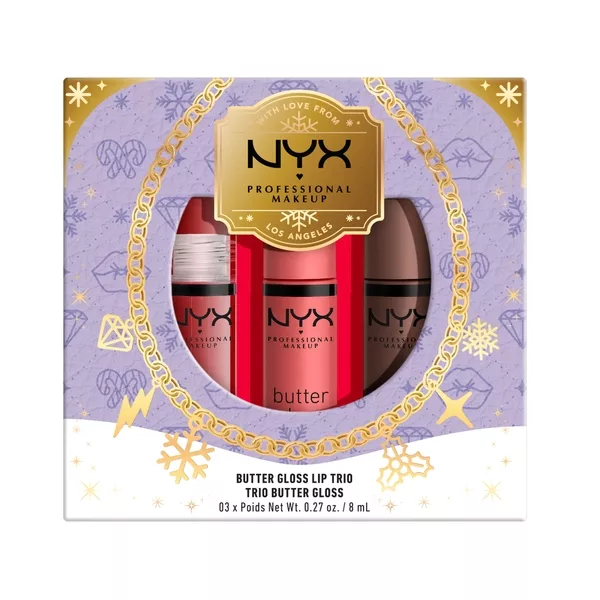 Mrs Claus Butter Lip Gloss Trio, NYX Cosmetics, (17,94 € Galerie de Beaute)