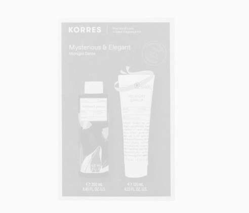 Mysterious & Elegant - Midnight Dahlia Αφρόλουτρο + Ενυδατικό Γαλάκτωμα Σώματος, KORRES (14,90 € στα φαρμακεία)