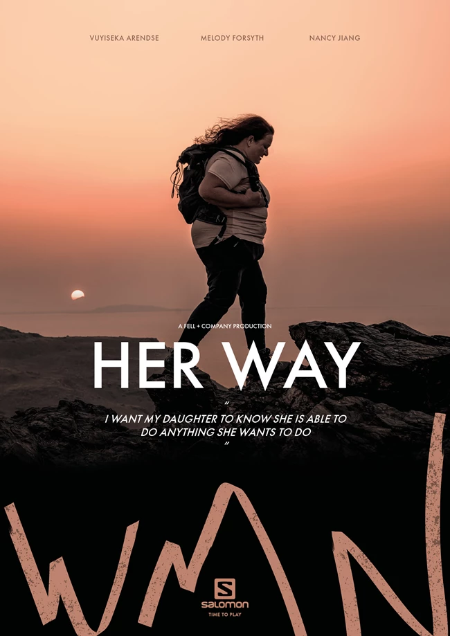 her way