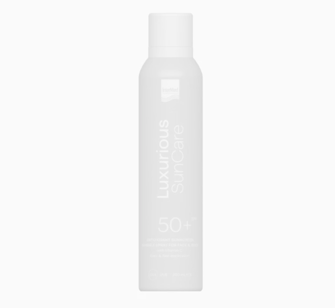 Luxurious Suncare Antioxidant Sunscreen Invisible Spray with Vitamin C SPF 50, Intermed