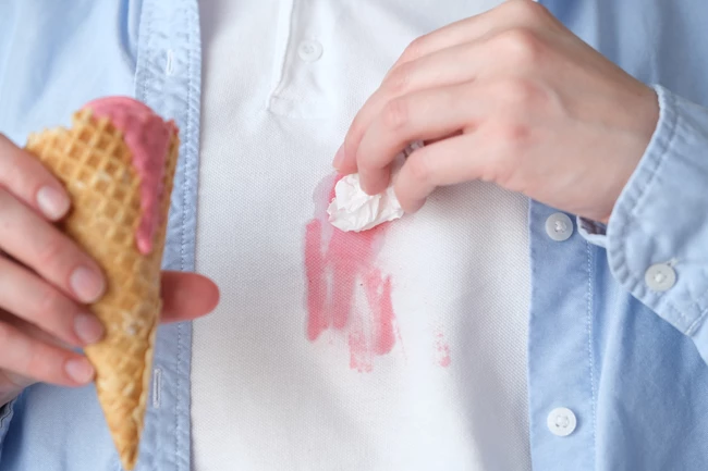 ice cream stains