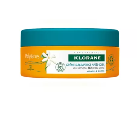 Klorane Κρέμα λάμψης για μετά τον ήλιο Polysianes, με Tamanu και Monoi After Sun
