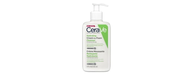 HYDRATING CREAM-TO-FOAM CLEANSER, CERAVE