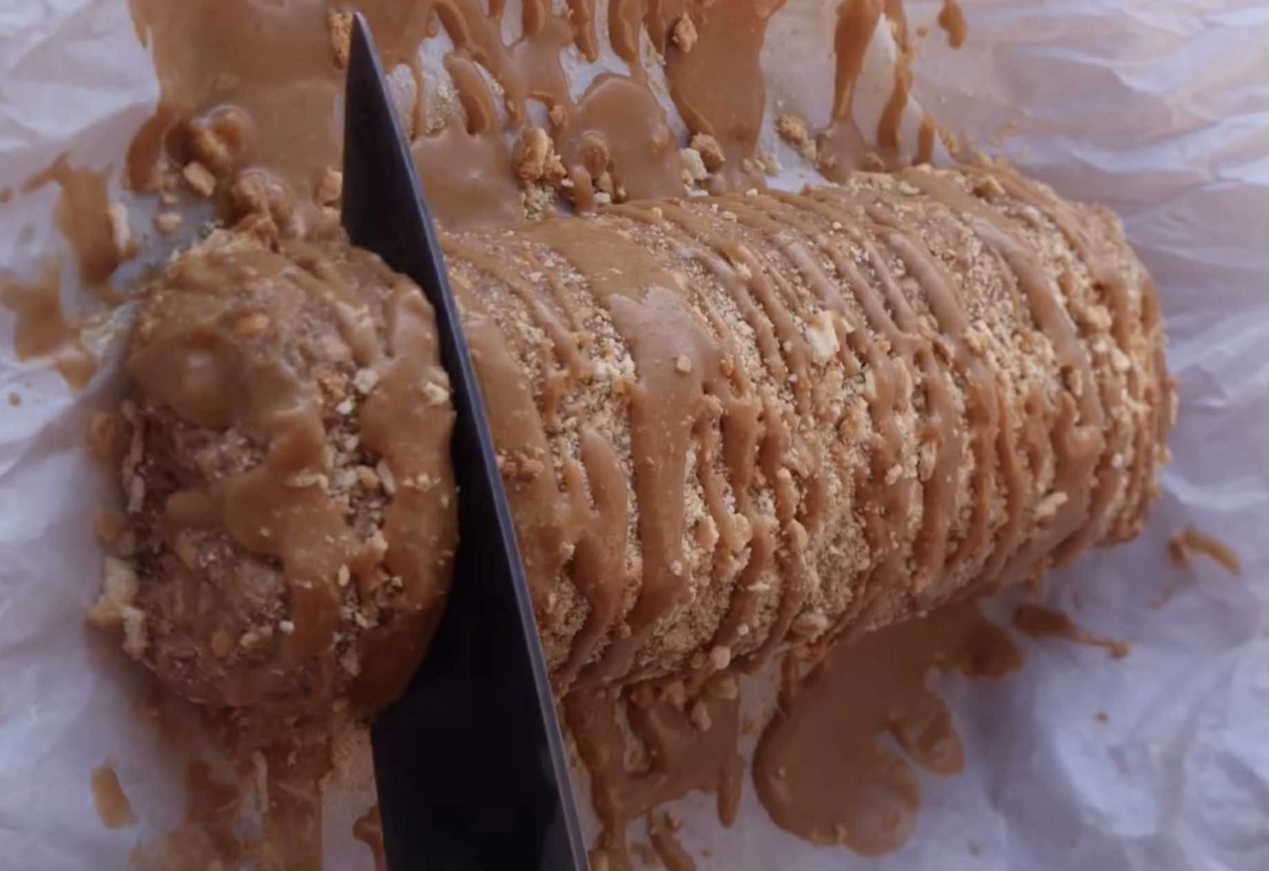 Κορμός μηλόπιτας χωρίς ζάχαρη - η εύκολη, γρήγορη και πεντανόστιμη συνταγή