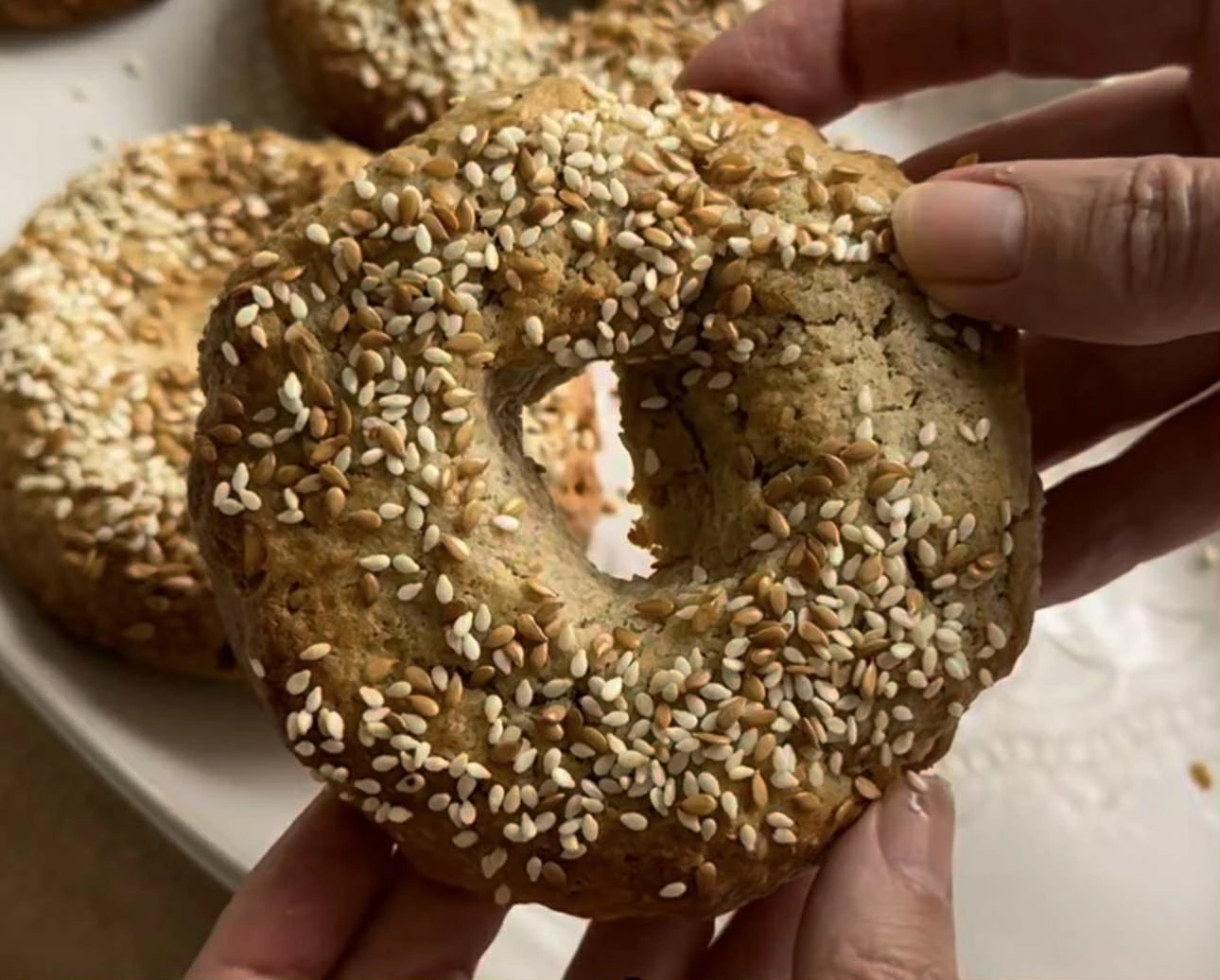 Super healthy τυροκούλουρα με βρώμη και 20 γρ. πρωτεΐνης