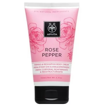 Rose Pepper Κρέμα Σύσφιξης Σώματος, Apivita