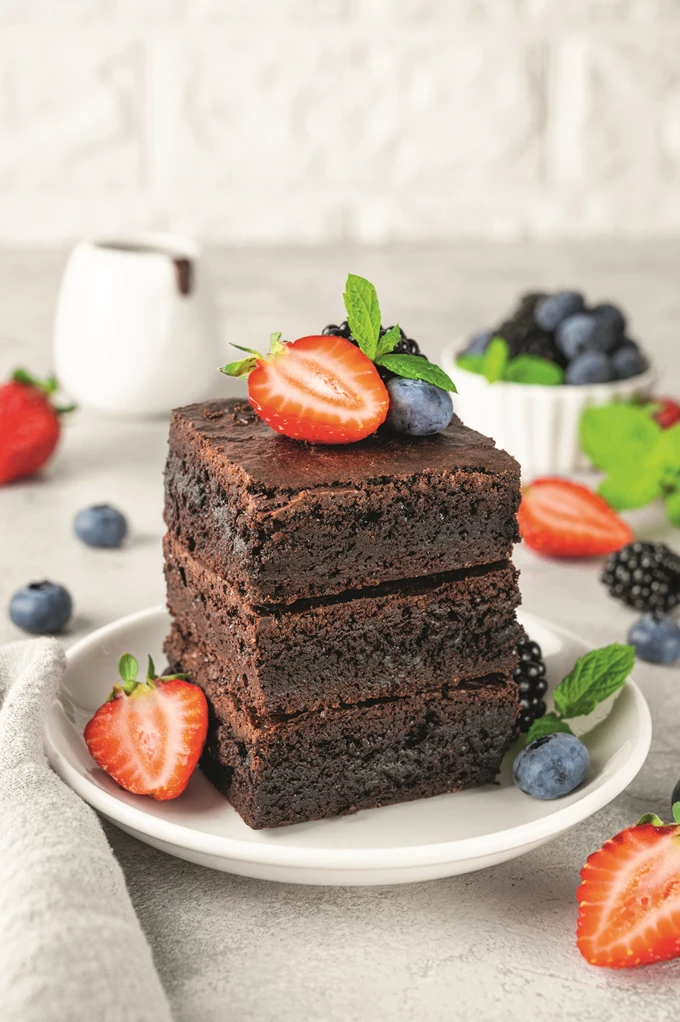 BROWNIES ΣΟΚΟΛΆΤΑΣ ΜΕ ΜΠΑΝΆΝΑ