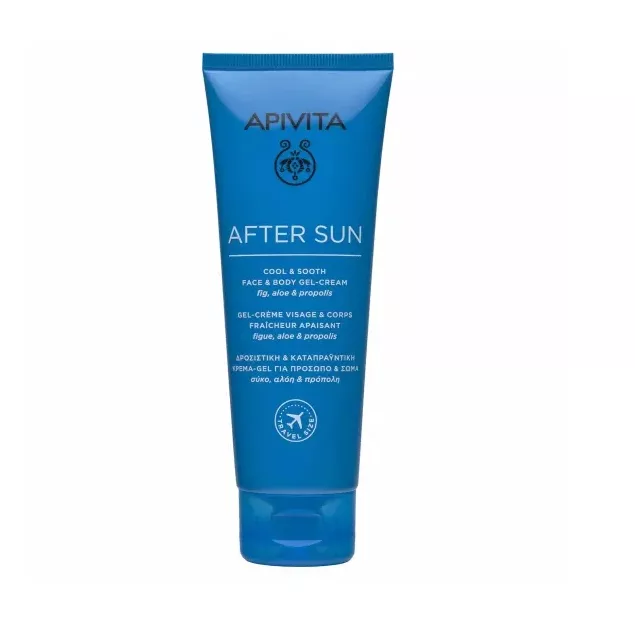 After Sun Δροσιστική Καταπραϋντική Κρέμα Τζελ Για Πρόσωπο & Σώμα, Apivita