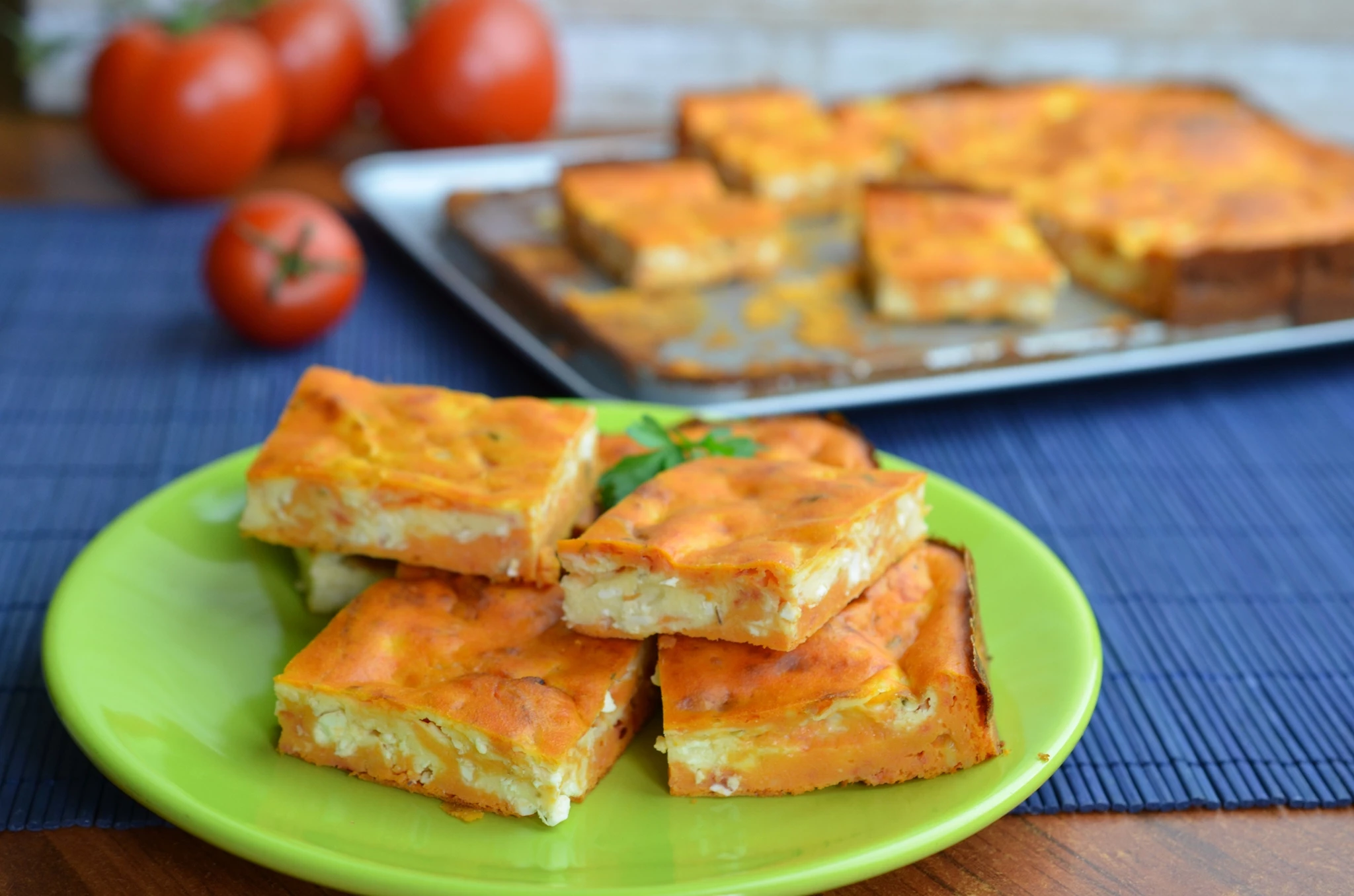 Συνταγή για την πιο αφράτη ντοματόπιτα που έχεις φτιάξει