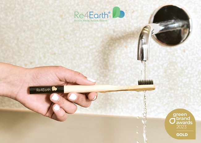 Re4Earth® Μπαμπού Οδοντόβουρτσα