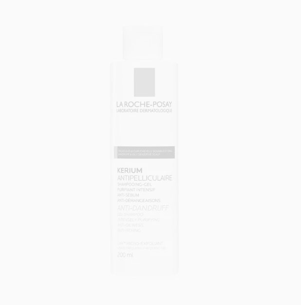 Kerium Gel Shampoo Σαμπουάν Κατά της Λιπαρής Πιτυρίδας, La Roche Posay