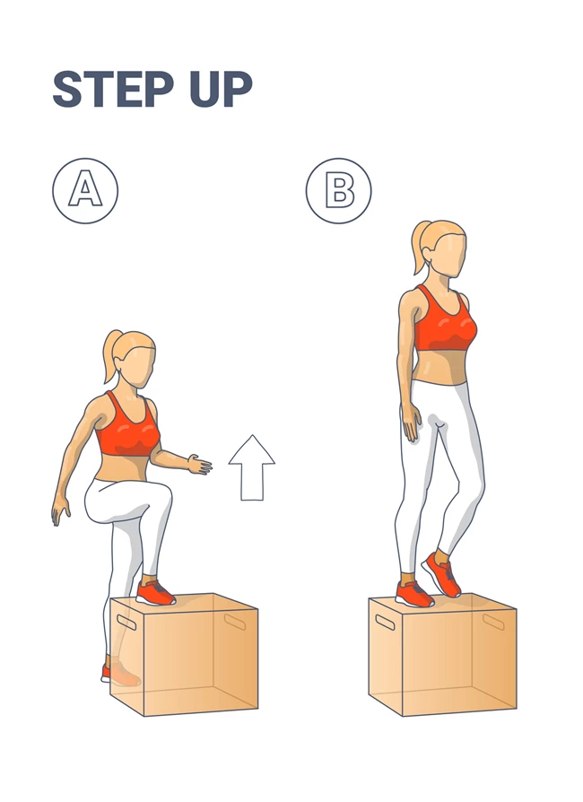 box step ups