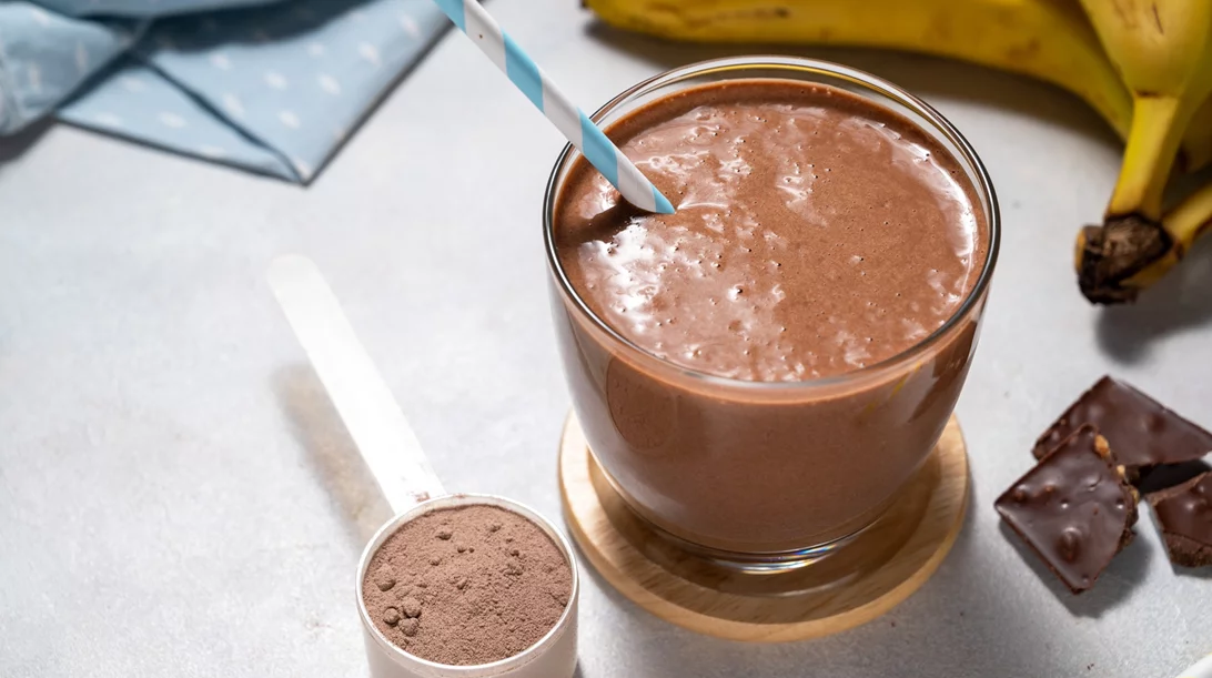 Σοκολατένιο smoothie με 45(!) γρ. πρωτεΐνη - Χωρίς σκόνη