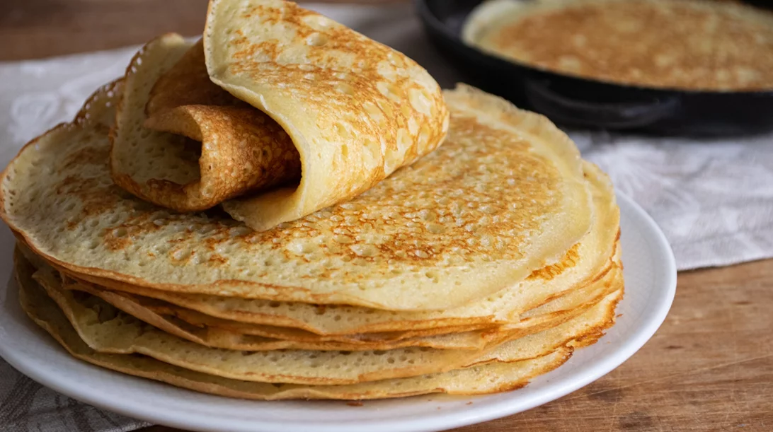 Κρέπες από τραχανά με λιγότερες από 150 θερμίδες - 1 μόνο υλικό