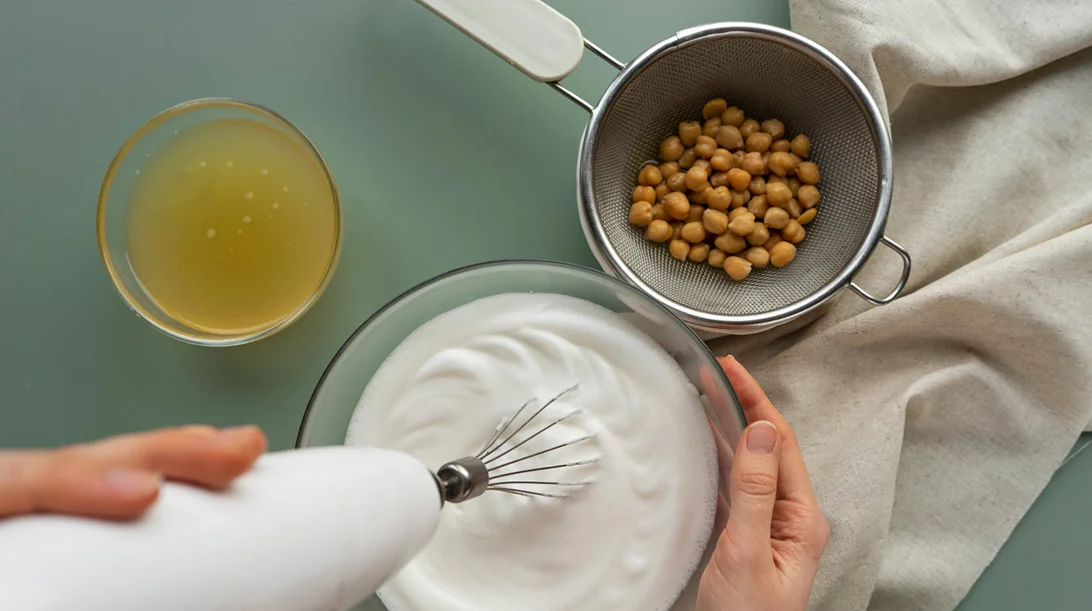 Το aquafaba είναι το ιδανικό vegan υλικό ακόμα και για τα γλυκά σου