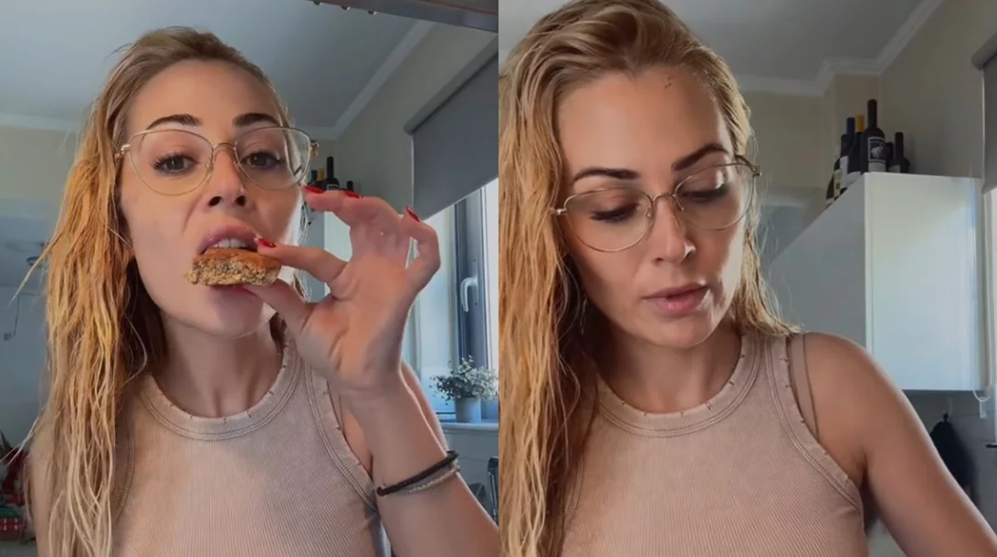 Η Ελένη Βουλγαράκη φτιάχνει το αγαπημένο της banana bread στο air fryer