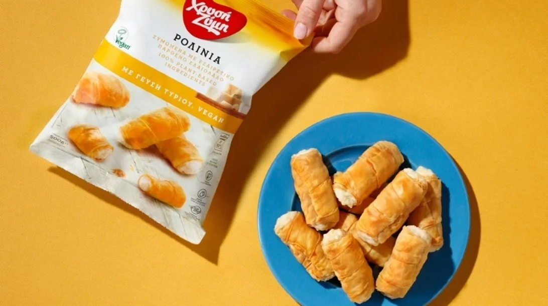 "Προϊόν της Χρονιάς 2023": Διπλή διάκριση για τη Χρυσή Ζύμη με τη νέα σειρά Vegan Ρολίνια & Πιτάκια Κουρού