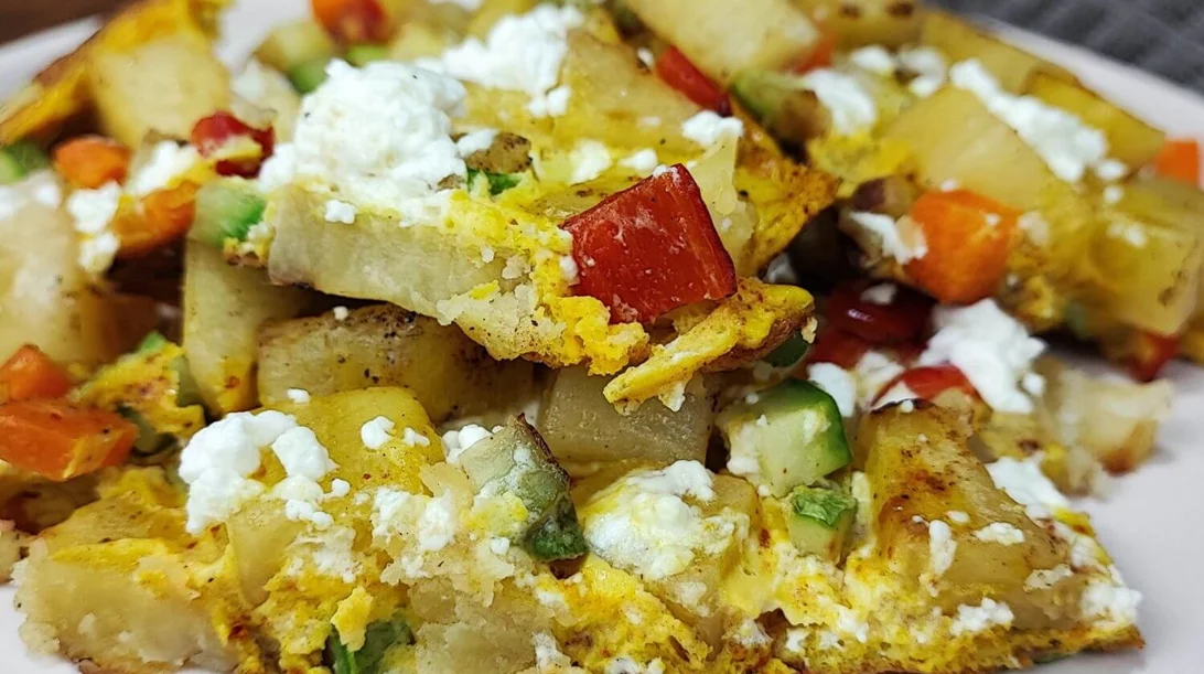 Πατάτες με αυγά στο τηγάνι - Στην πιο υγιεινή εκδοχή τους