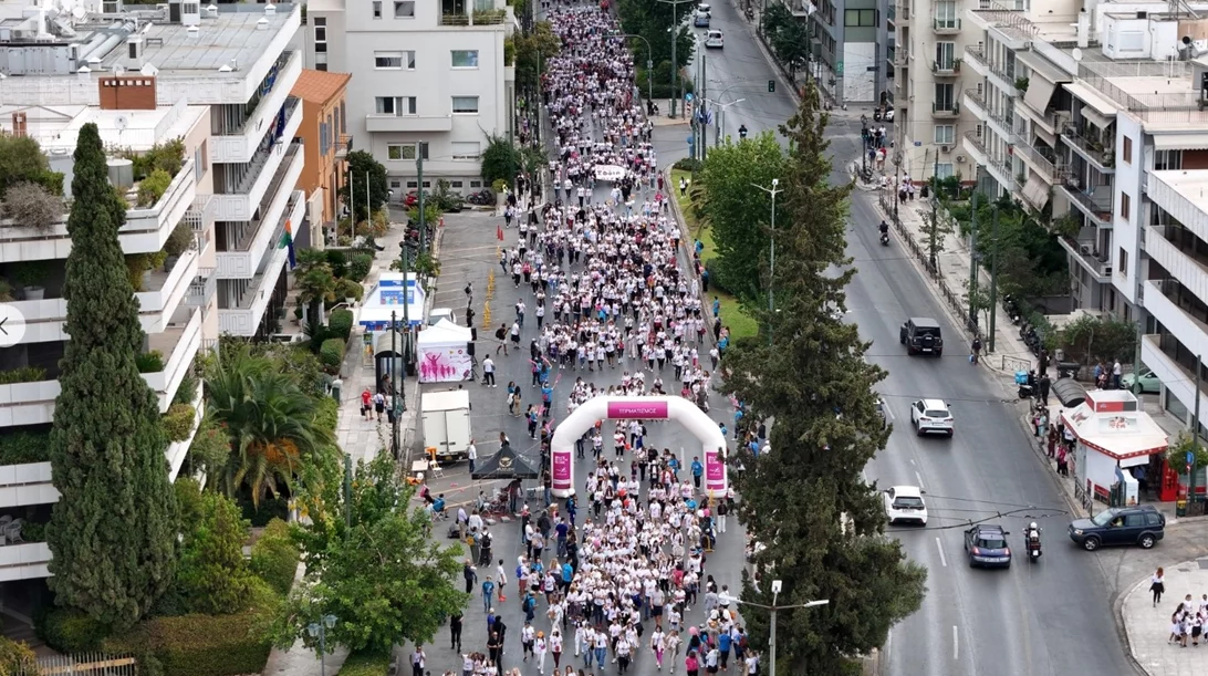 Greece Race for the Cure 2025: Πλημμύρισε η Αθήνα με 60.000 δρομείς ενάντια στον καρκίνο του μαστού
