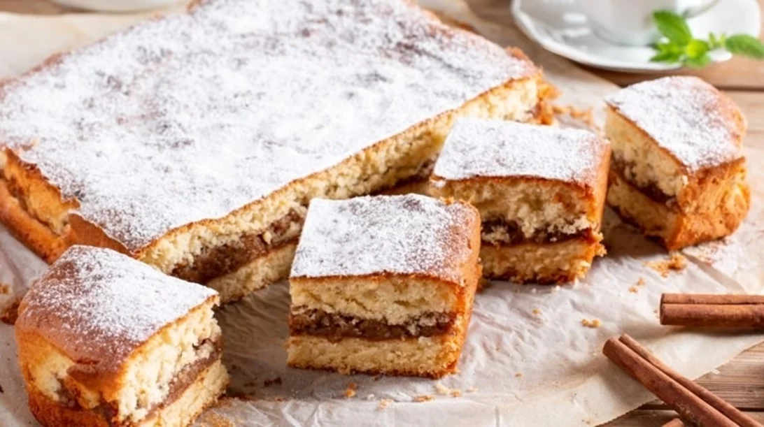 Το τέλειο γλυκό για τη Μ. Εβδομάδα: Αφράτο κέικ με ταχίνι και γλάσο σοκολάτας