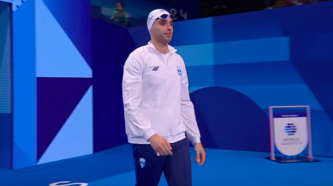 Έχασε το μετάλλιο για δύο εκατοστά του δευτερολέπτου ο Απόστολος Χρήστου