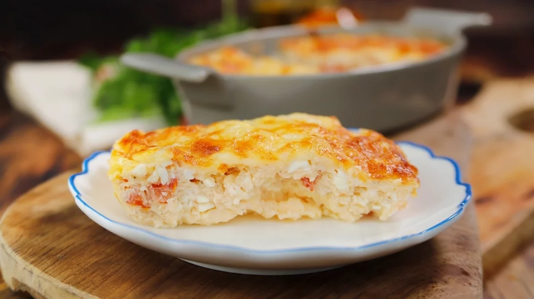 Oμελέτα με cottage στο air fryer - Γρήγορο και υγιεινό