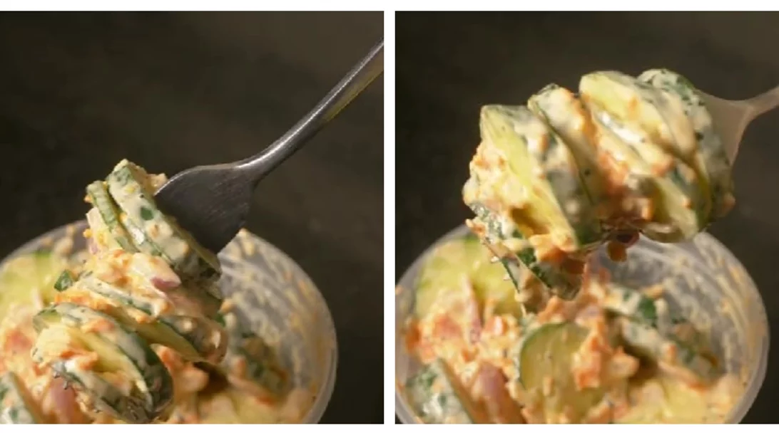 Το TikTok έπαθε εμμονή με τα αγγούρια - δες τη συνταγή για την πιο viral σαλάτα