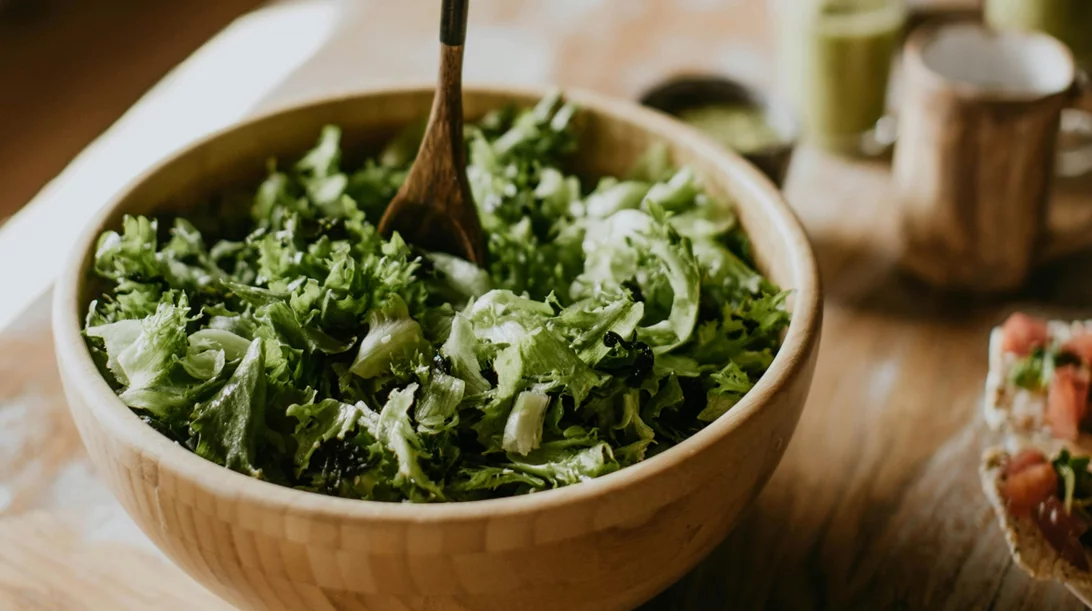 Το τρικ μου για τη σαλάτα: Πώς αξιοποιώ σωστά αυτή τη μία κ.σ. ελαιόλαδο