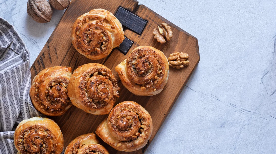 Cinnamon Rolls χωρίς ζάχαρη και μαγιά