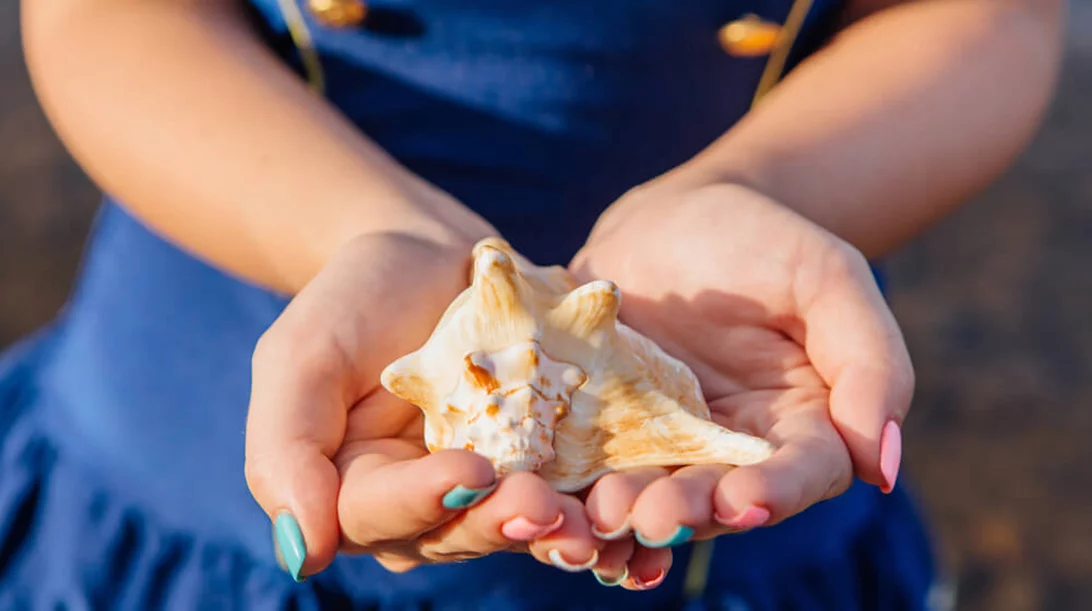 Τα σχέδια νυχιών που μοιάζουν με κοχύλια είναι η τελευταία τάση που έχει γίνει viral στο Ιnstagram