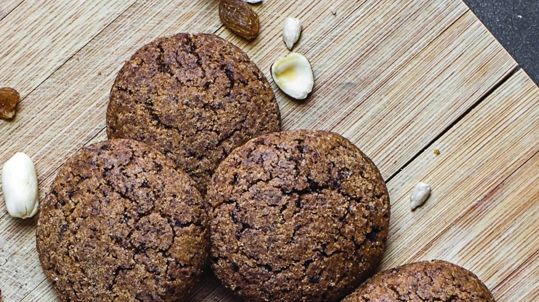 Υγιεινά μπισκότα με ταχίνι, μέλι και κακάο (χωρίς ζάχαρη, χωρίς αλεύρι!)