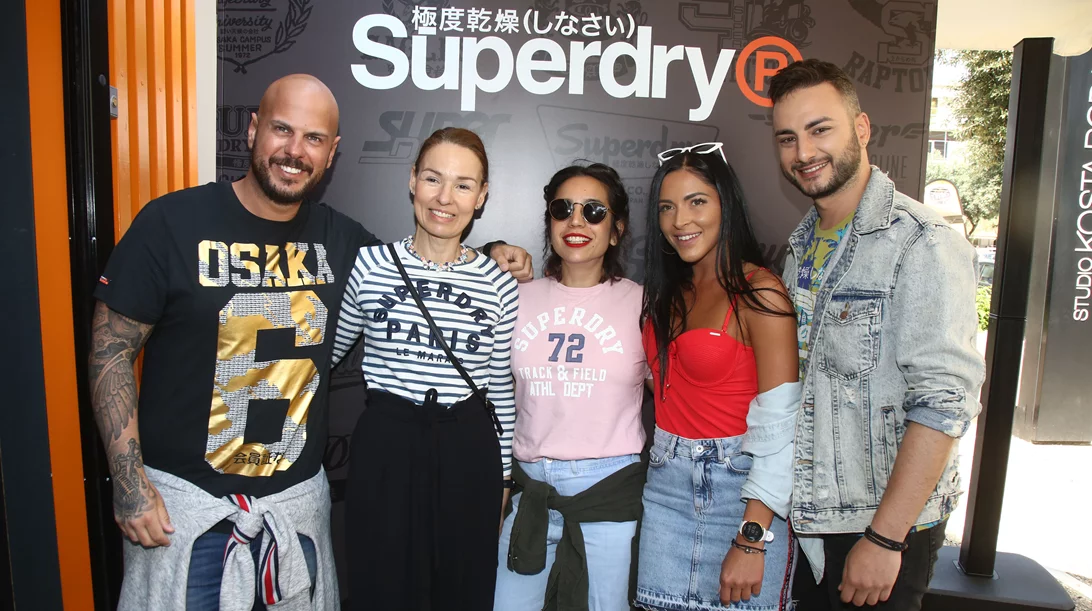 Λαμπερό opening party στο νέο Superdry store 