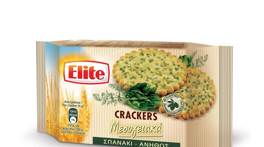 Δοκίμασες τα νέα Elite Crackers Μεσογειακά με Σπανάκι και Άνηθο;