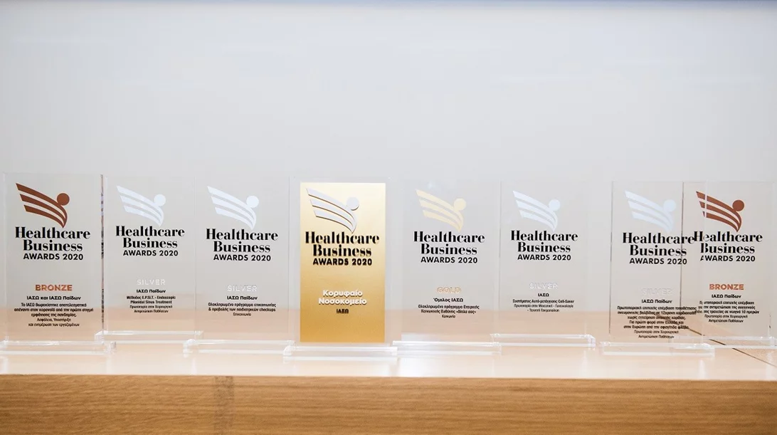 Όμιλος ΙΑΣΩ: Βραβεύτηκε ως το Κορυφαίο Νοσοκομείο στα Healthcare Business Awards 2020