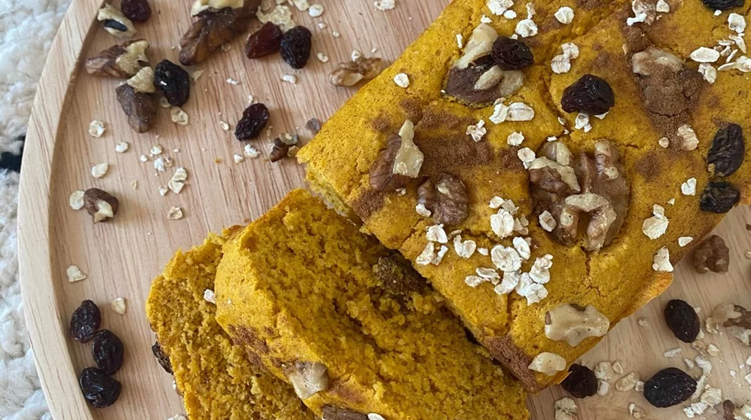 Κέικ γλυκιάς κολοκύθας χωρίς αλεύρι