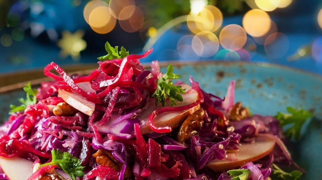 Vegan γιορτινές σαλάτες: 5 συνταγές για το τραπέζι των Χριστουγέννων