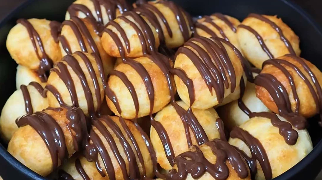 Λουκουμάδες χωρίς τηγάνισμα - Είναι φουλ πρωτεϊνικοί!