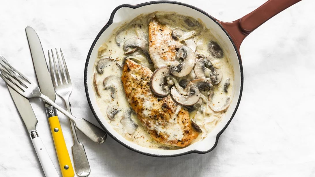 Πώς να φτιάξεις κοτόπουλο αλά κρεμ λάιτ χωρίς κρέμα γάλακτος