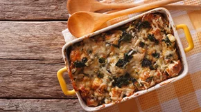 Light σουφλέ λαχανικών - Έτοιμο σε 5 λεπτά