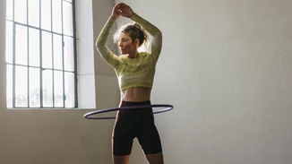 5λεπτο πρόγραμμα άσκησης με hula hoop