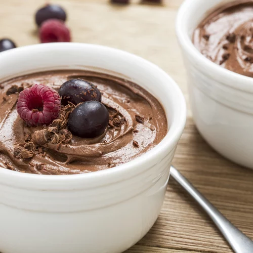 Βελούδινη μους σοκολάτας με κακάο και αυγά - Χωρίς ζάχαρη