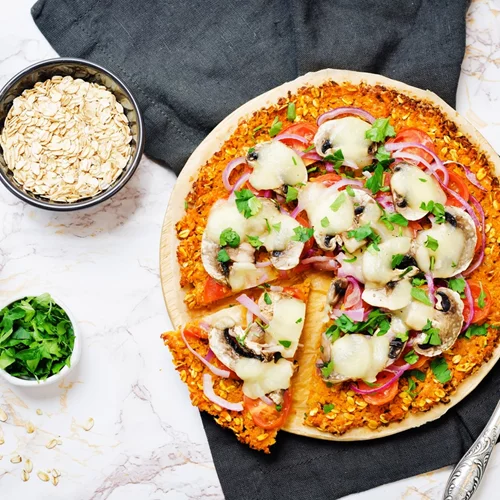 Τι μπορείς να φτιάξεις με μια γλυκοπατάτα; Την πιο νόστιμη πίτσα μαργαρίτα φυσικά