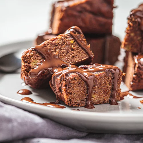 Brownies με ταχίνι και χαλβά