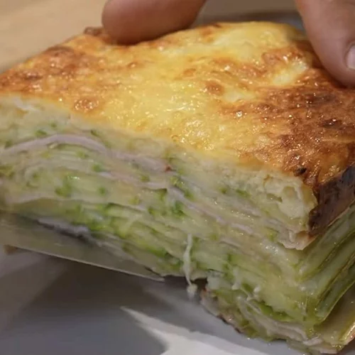 "Λαζάνια" από κολοκυθάκια με cottage cheese - χωρίς ζυμαρικά