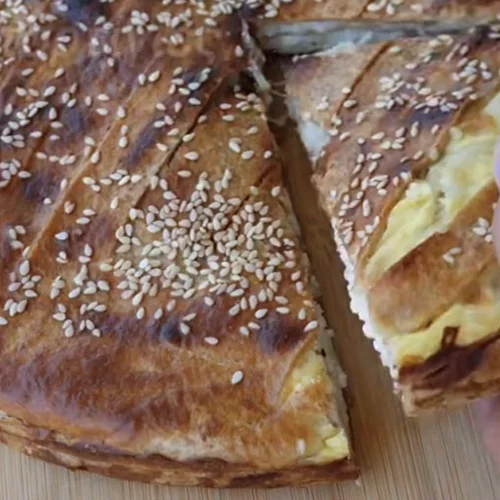 Εύκολη συνταγή για τυρόπιτα χωρίς φύλλο - Μόνο με τορτίγια ολικής